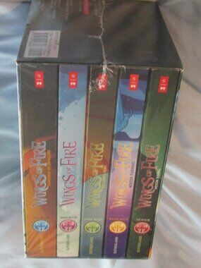 Sealed Boxset Scholastic WINGS OF FIRE Books 6-10 by Tui Sutherland PB Jade Mt